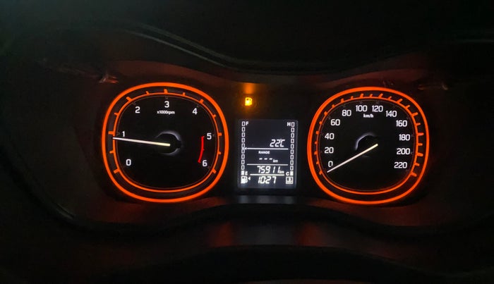 2018 Maruti Vitara Brezza ZDI, Diesel, Manual, 75,896 km, Odometer Image