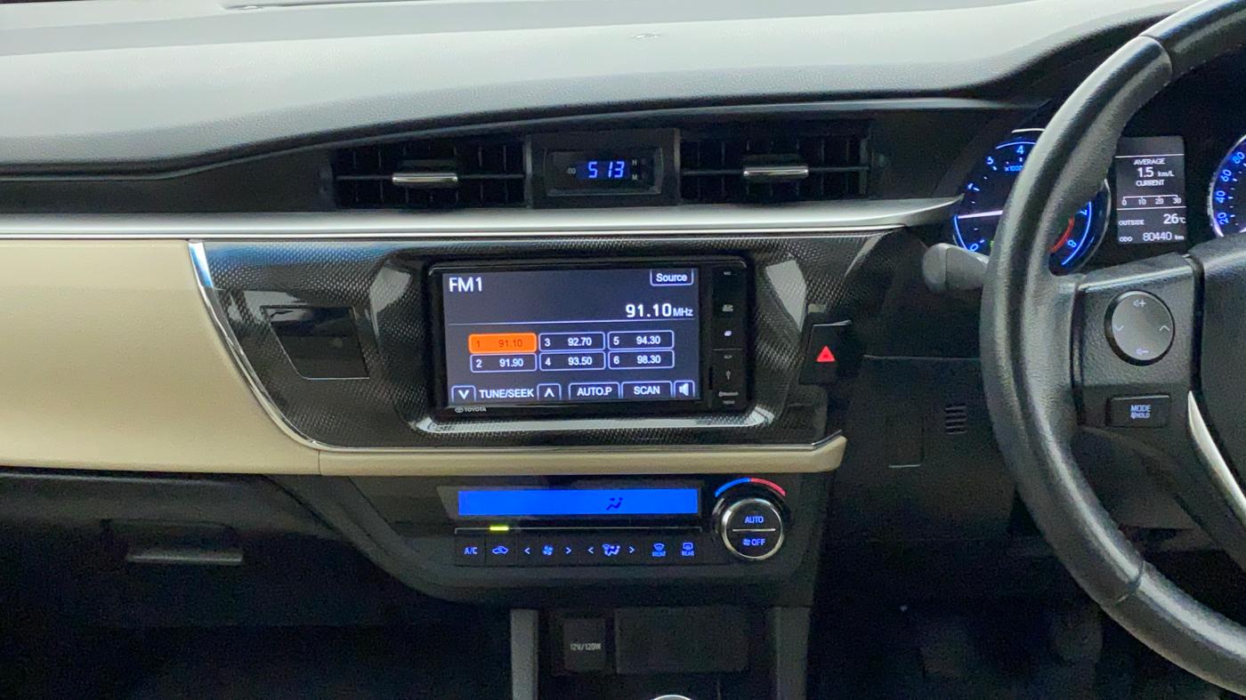 2016 Toyota Corolla Altis G, Petrol, Manual, 80,498 km, Air Conditioner