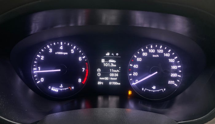 2017 Hyundai Elite i20 ASTA 1.2 (O), Petrol, Manual, 61,688 km, Odometer Image