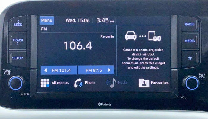 2021 Hyundai GRAND I10 NIOS SPORTZ 1.2 AT, Petrol, Automatic, 12,075 km, Infotainment System