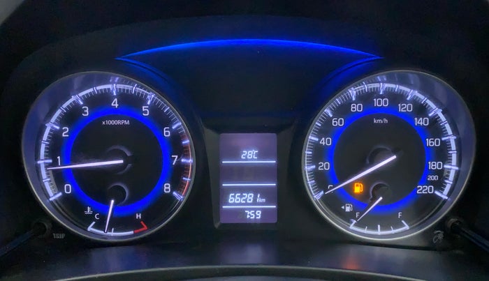 2017 Maruti Baleno DELTA PETROL 1.2, Petrol, Manual, 66,401 km, Odometer Image