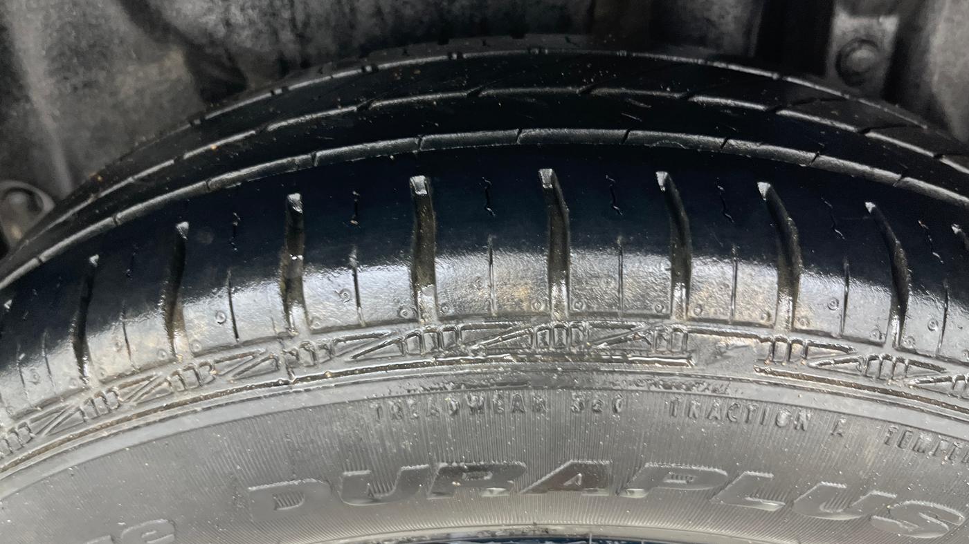 2013 Maruti Swift Dzire VXI, Petrol, Manual, 36,431 km, Left Rear Tyre Tread