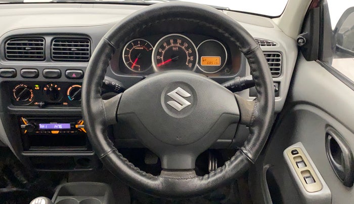 2014 Maruti Alto K10 VXI, Petrol, Manual, 68,573 km, Steering Wheel Close Up