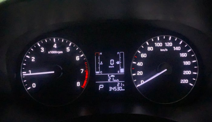2019 Hyundai Creta SX AT 1.6 PETROL, Petrol, Automatic, 34,528 km, Odometer Image