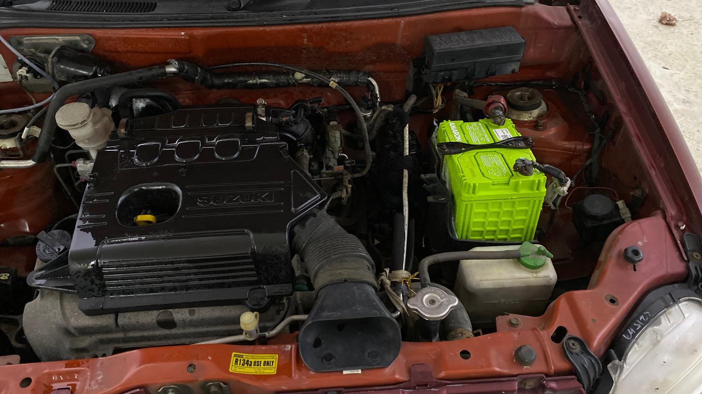 2014 Maruti Alto K10 VXI, Petrol, Manual, 24,398 km, Engine View - Left
