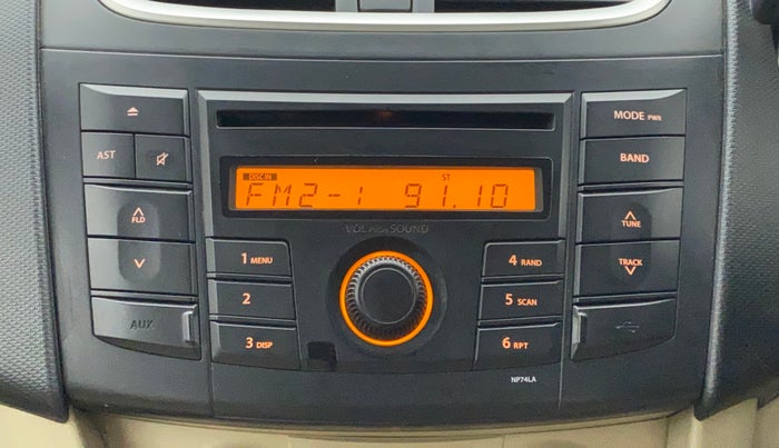 2013 Maruti Swift Dzire VXI, Petrol, Manual, 54,109 km, Infotainment System