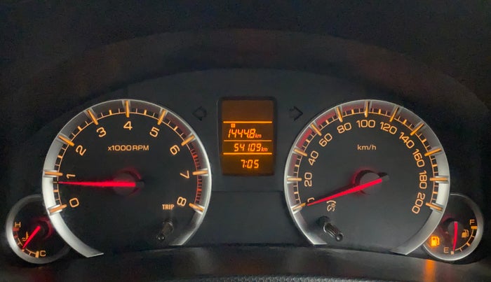 2013 Maruti Swift Dzire VXI, Petrol, Manual, 54,109 km, Odometer Image