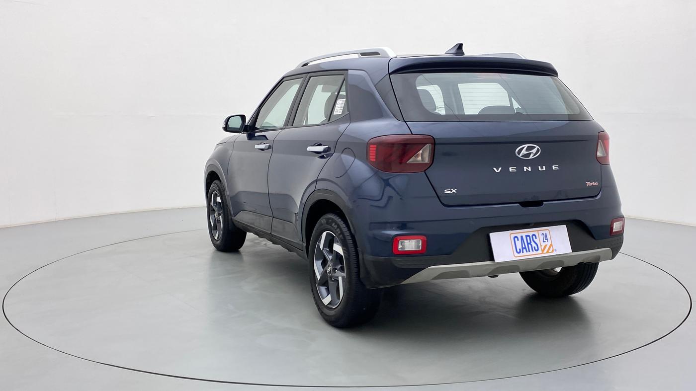 2019 Hyundai VENUE 1.0 TURBO GDI SX+ AT, Petrol, Automatic, 16,586 km, Left Back Diagonal