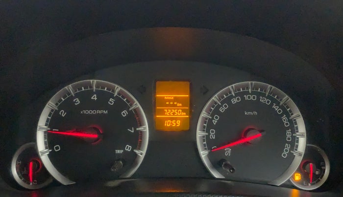 2015 Maruti Swift Dzire VXI, Petrol, Manual, 72,438 km, Odometer Image