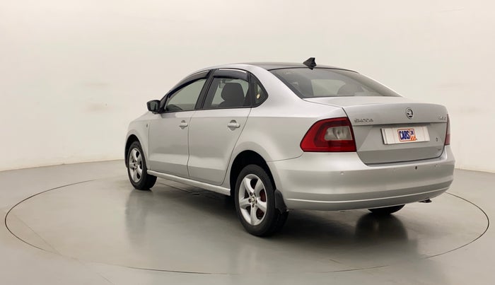 2013 Skoda Rapid ELEGANCE 1.6 TDI CR MT, Diesel, Manual, 1,24,118 km, Left Back Diagonal