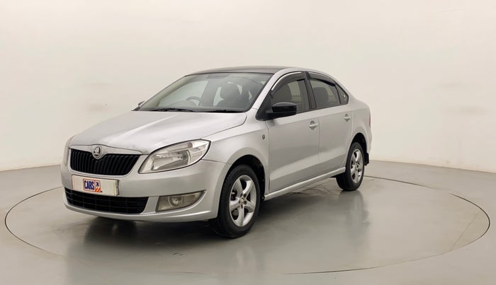 2013 Skoda Rapid ELEGANCE 1.6 TDI CR MT, Diesel, Manual, 1,24,118 km, Left Front Diagonal