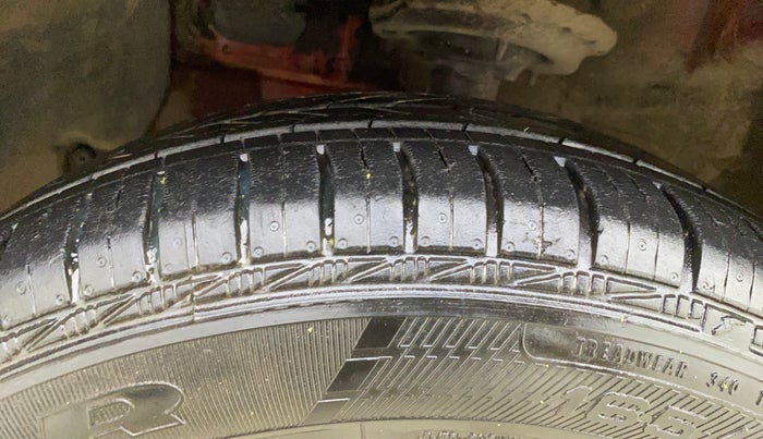 2017 Hyundai Grand i10 SPORTZ (O) AT 1.2 KAPPA VTVT, Petrol, Automatic, 69,552 km, Left Front Tyre Tread