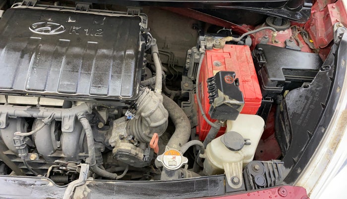 2017 Hyundai Grand i10 SPORTZ (O) AT 1.2 KAPPA VTVT, Petrol, Automatic, 69,552 km, Engine View - Left