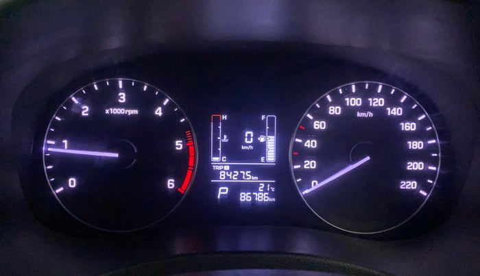 2017 Hyundai Creta SX PLUS AT 1.6 DIESEL, Diesel, Automatic, 86,786 km, Odometer Image