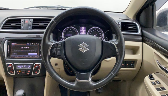 2016 Maruti Ciaz ZXI+ AT, Petrol, Automatic, 45,263 km, Steering Wheel Close Up