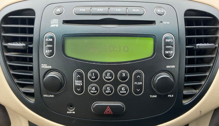 2008 Hyundai i10 SPORTZ 1.2, Petrol, Manual, 31,752 km, Infotainment System