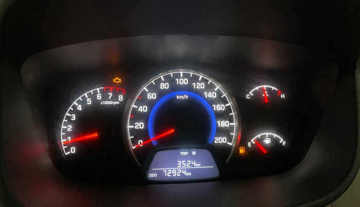 2017 Hyundai Grand i10 MAGNA 1.2 KAPPA VTVT, CNG, Manual, 72,918 km, Odometer Image