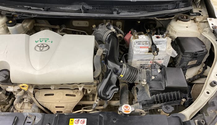 2018 Toyota YARIS G MT, Petrol, Manual, 1,12,063 km, Engine View - Left