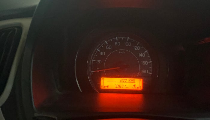 2021 Maruti New Wagon-R LXI CNG (O) 1.0, CNG, Manual, 70,662 km, Odometer Image