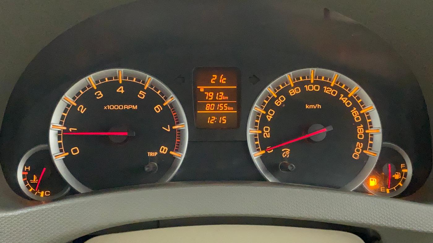 2013 Maruti Ertiga ZXI, Petrol, Manual, 80,154 km, Odometer Image