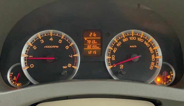 2013 Maruti Ertiga ZXI, Petrol, Manual, 80,154 km, Odometer Image