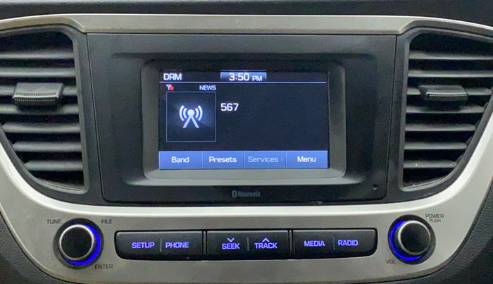 2019 Hyundai Verna 1.4 EX PETROL, Petrol, Manual, 54,732 km, Infotainment System