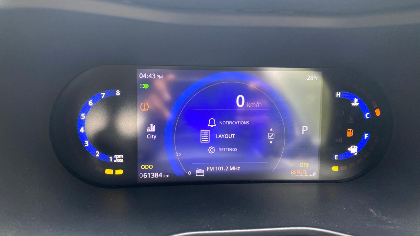 2023 Tata NEXON CREATIVE PLUS 1.2 REVOTRON 7 DCA, Petrol, Automatic, 61,383 km, Odometer Image