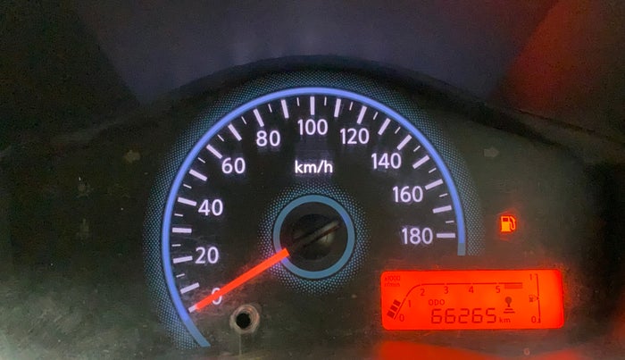 2019 Datsun Redi Go A, Petrol, Manual, 66,631 km, Odometer Image