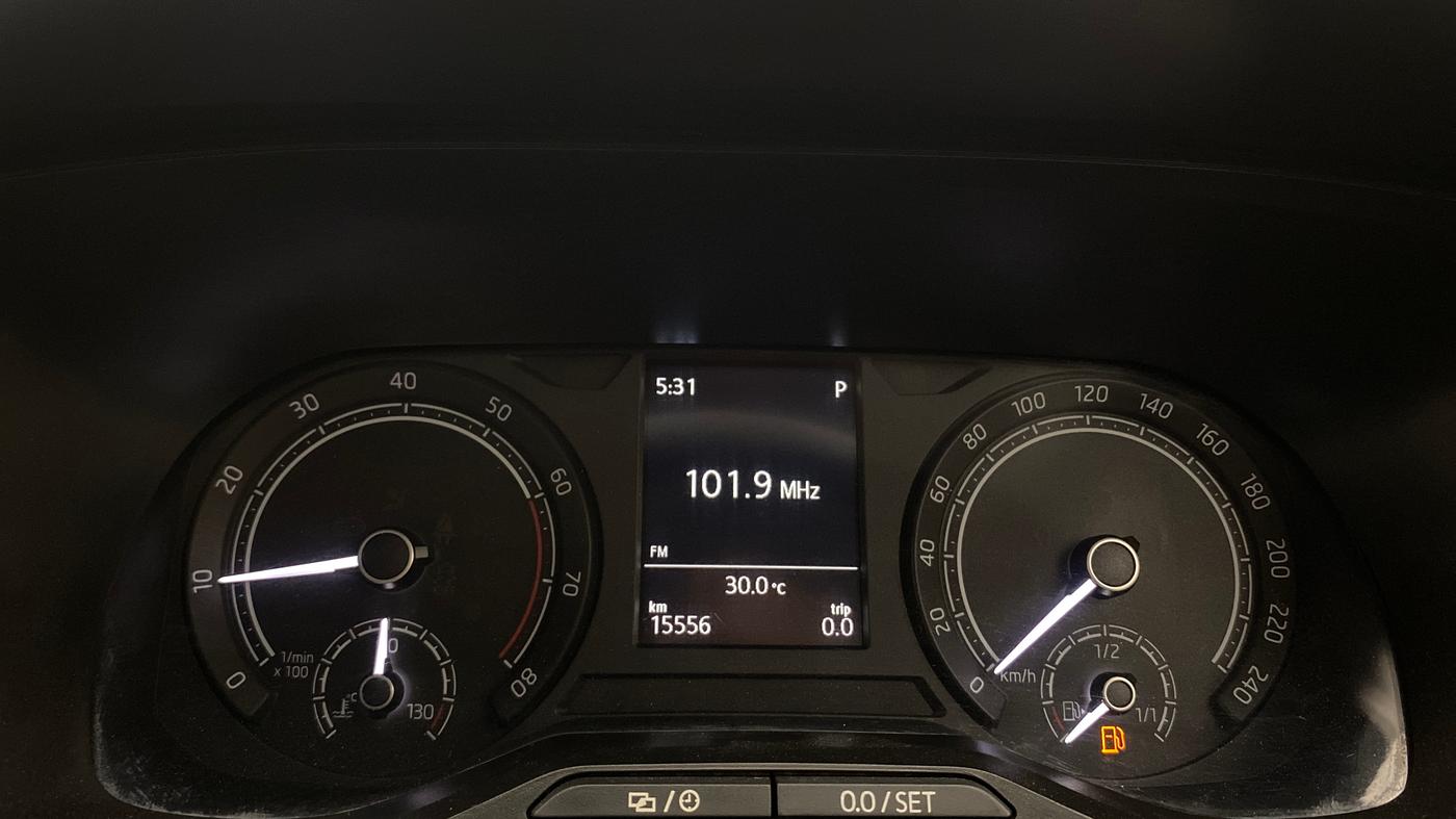 2023 Skoda KUSHAQ AMBITION 1.0L TSI AT, Petrol, Automatic, 15,555 km, Odometer Image