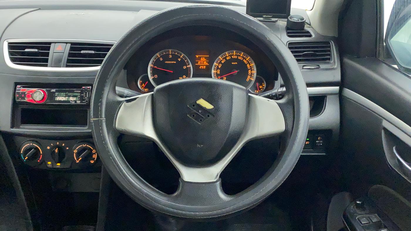 2012 Maruti Swift VDI, Diesel, Manual, 87,871 km, Steering Wheel Close Up