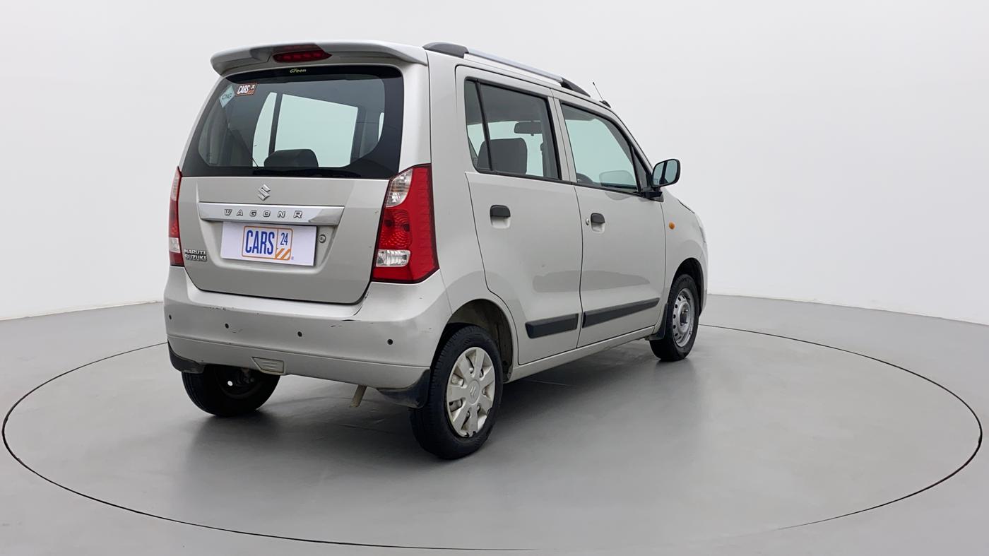 2017 Maruti Wagon R 1.0 LXI CNG, CNG, Manual, 70,416 km, Right Back Diagonal