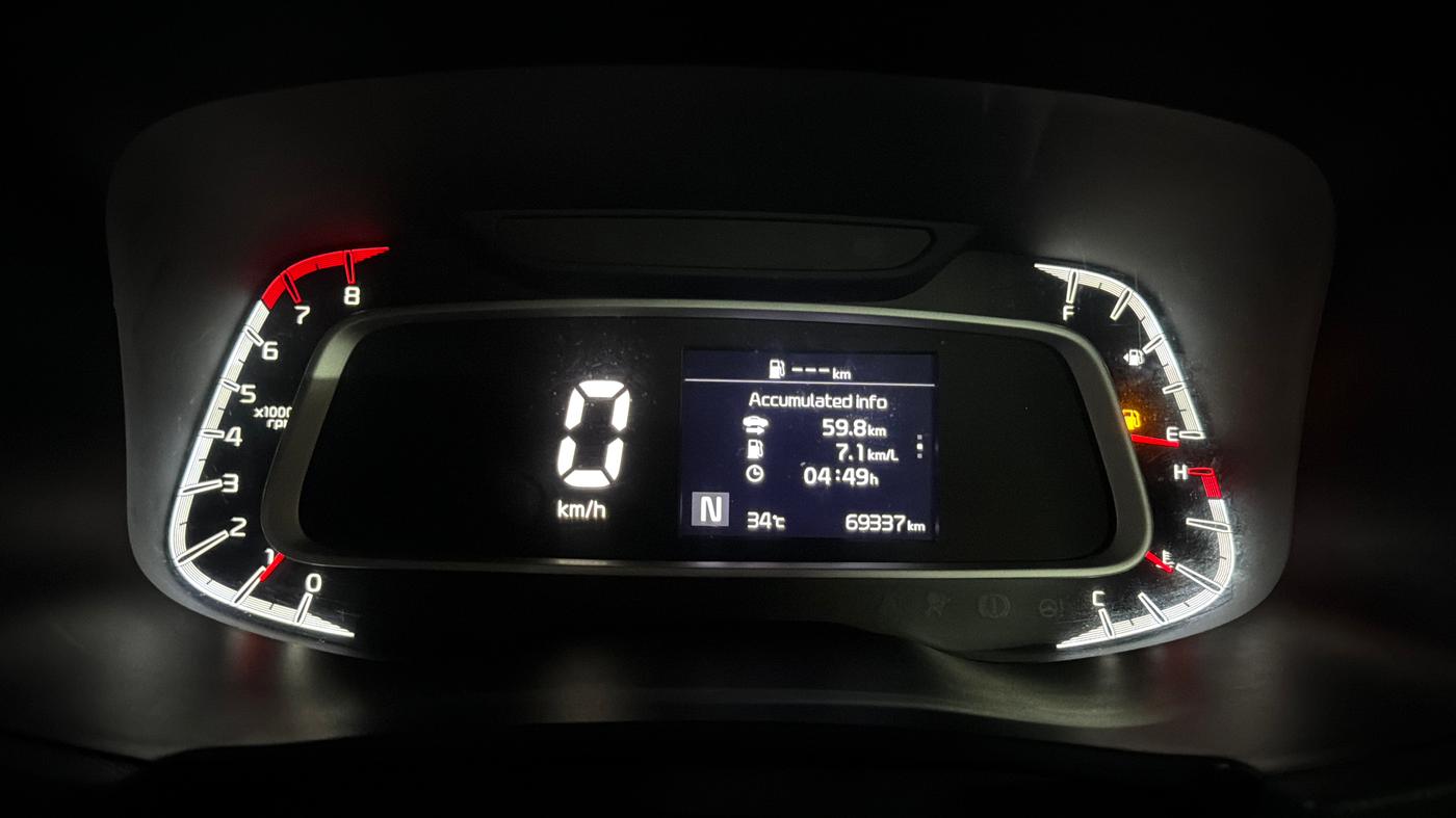 2020 KIA SONET HTX 1.0 IMT, Petrol, Manual, 69,329 km, Odometer Image