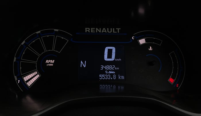 2020 Renault TRIBER RXT AMT, Petrol, Automatic, 34,872 km, Odometer Image