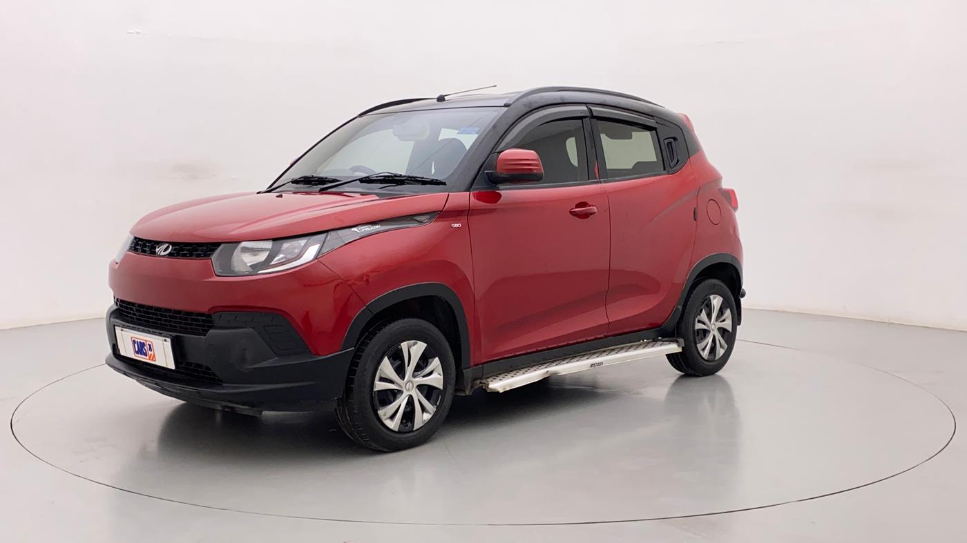 2016 Mahindra Kuv100 K4 PLUS 6 STR, Petrol, Manual, 47,491 km, Left Front Diagonal