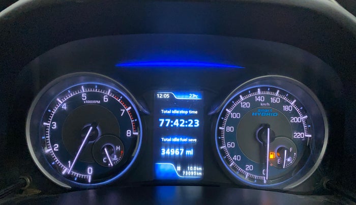 2020 Maruti XL6 ZETA MT, Petrol, Manual, 73,095 km, Odometer Image