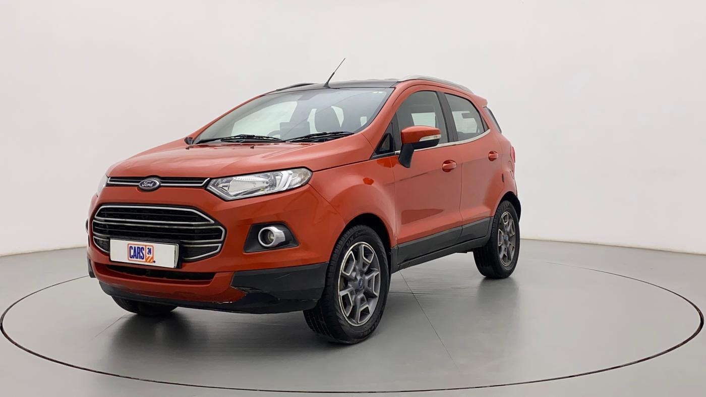 2017 Ford Ecosport TITANIUM + 1.5L DIESEL, Diesel, Manual, 75,115 km, Left Front Diagonal