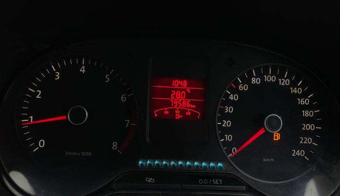 2013 Volkswagen Polo TRENDLINE 1.2L PETROL, Petrol, Manual, 79,582 km, Odometer Image