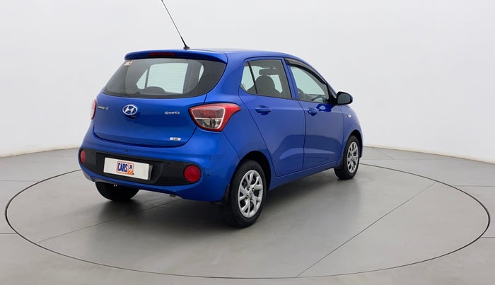 2017 Hyundai Grand i10 SPORTZ 1.2 KAPPA VTVT, Petrol, Manual, 13,705 km, Right Back Diagonal