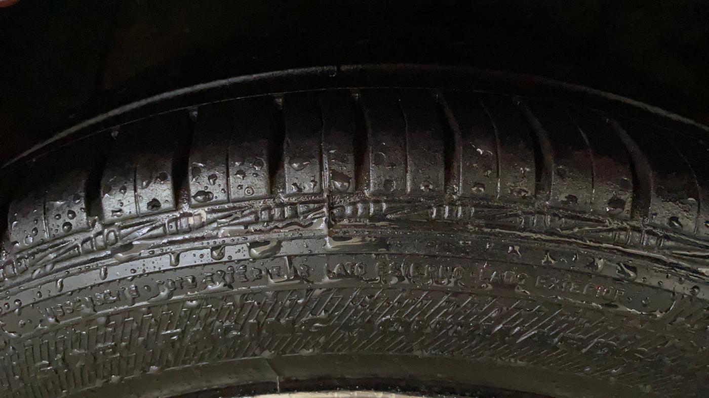 2014 Hyundai Xcent SX 1.2 (O), Petrol, Manual, 60,041 km, Right Rear Tyre Tread