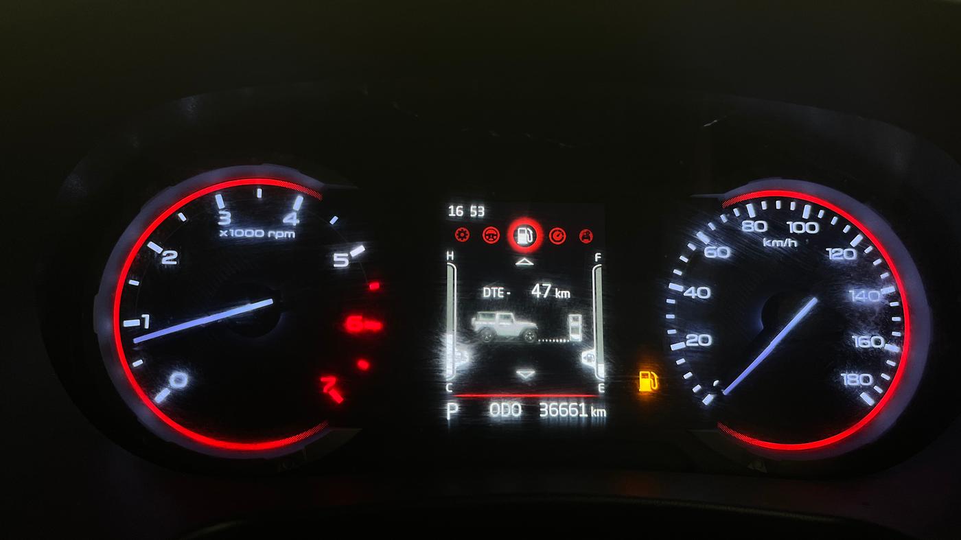 2021 Mahindra Thar LX PETROL HT 4WD AT, Petrol, Automatic, 36,638 km, Odometer Image