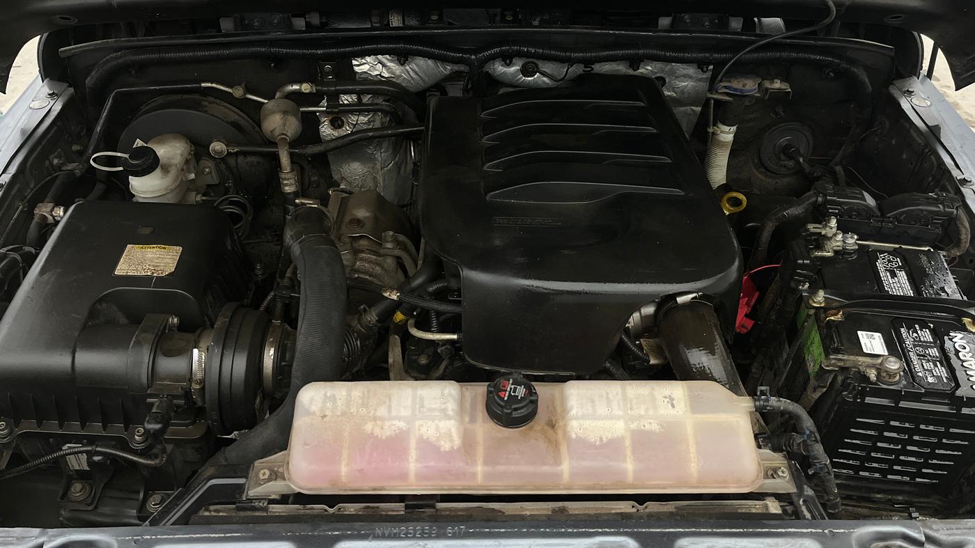 2021 Mahindra Thar LX PETROL HT 4WD AT, Petrol, Automatic, 36,638 km, Engine View