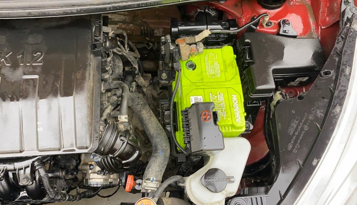 2017 Hyundai Grand i10 SPORTZ (O) AT 1.2 KAPPA VTVT, Petrol, Automatic, 63,246 km, Engine View - Left