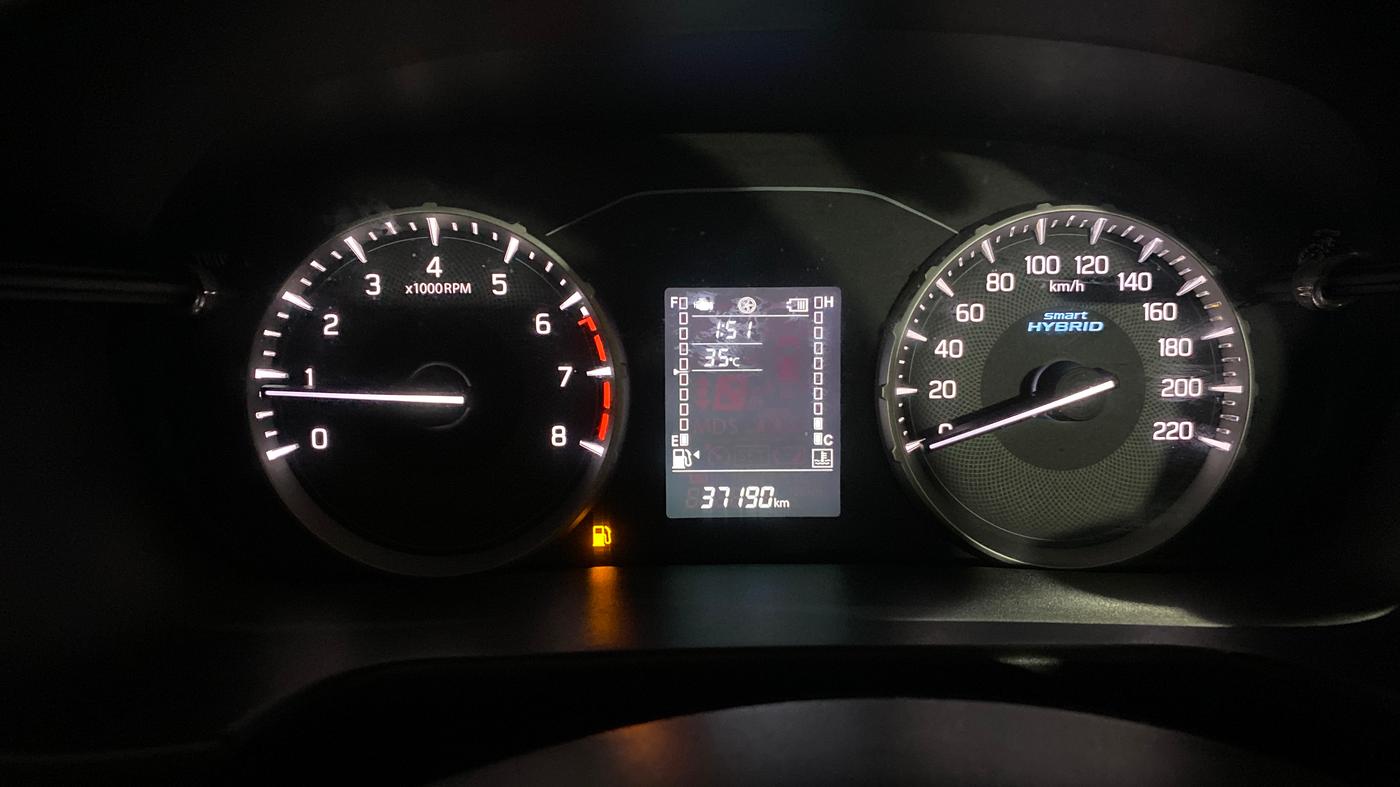 2023 Maruti BREZZA VXI SMART HYBRID, Petrol, Manual, 37,181 km, Odometer Image
