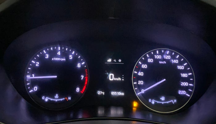 2015 Hyundai Elite i20 ASTA 1.2, Petrol, Manual, 65,518 km, Odometer Image