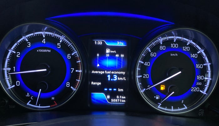 2017 Maruti Baleno ALPHA 1.2 K12, Petrol, Manual, 51,054 km, Odometer Image