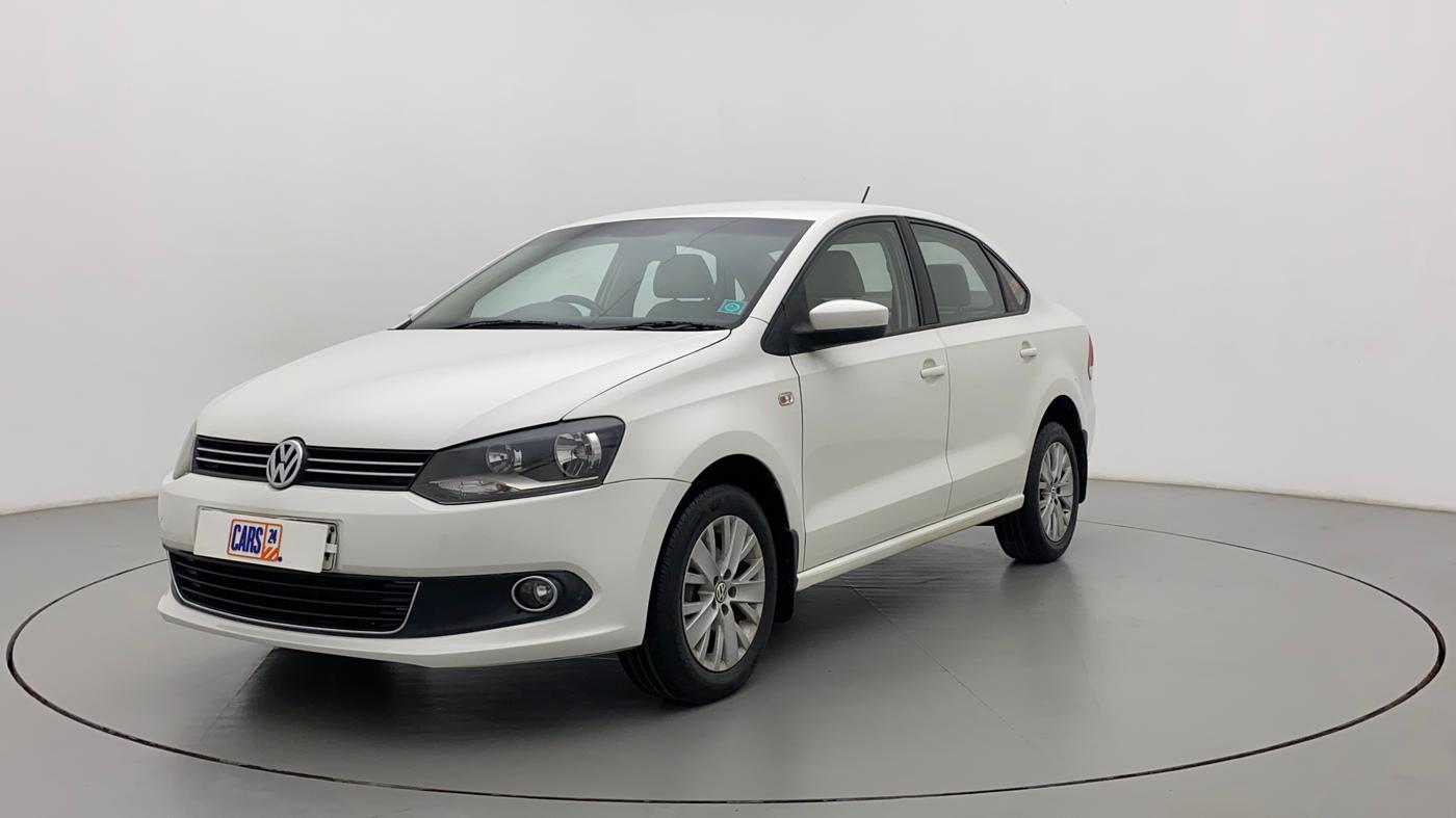 2015 Volkswagen Vento HIGHLINE 1.6 MPI, Petrol, Manual, 1,07,722 km, Left Front Diagonal