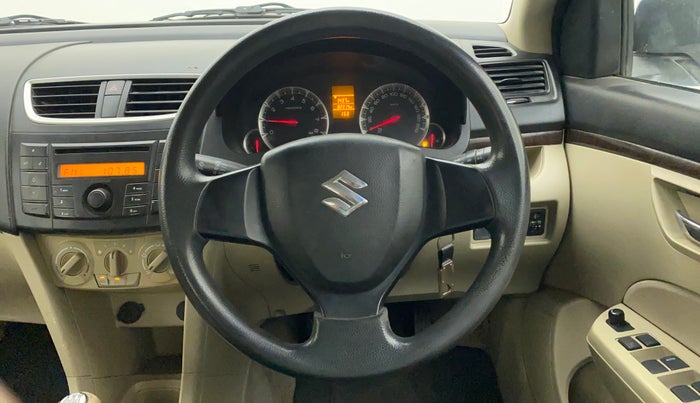 2013 Maruti Swift Dzire VXI, Petrol, Manual, 82,487 km, Steering Wheel Close Up