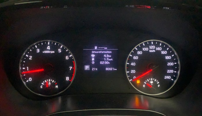 2020 KIA SELTOS HTX IVT 1.5 PETROL, Petrol, Automatic, 80,017 km, Odometer Image