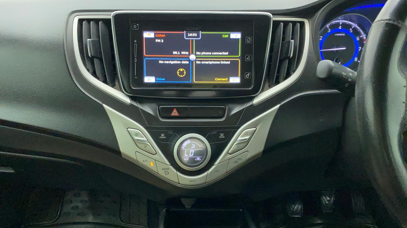 2016 Maruti Baleno ALPHA PETROL 1.2, Petrol, Manual, 86,333 km, Air Conditioner