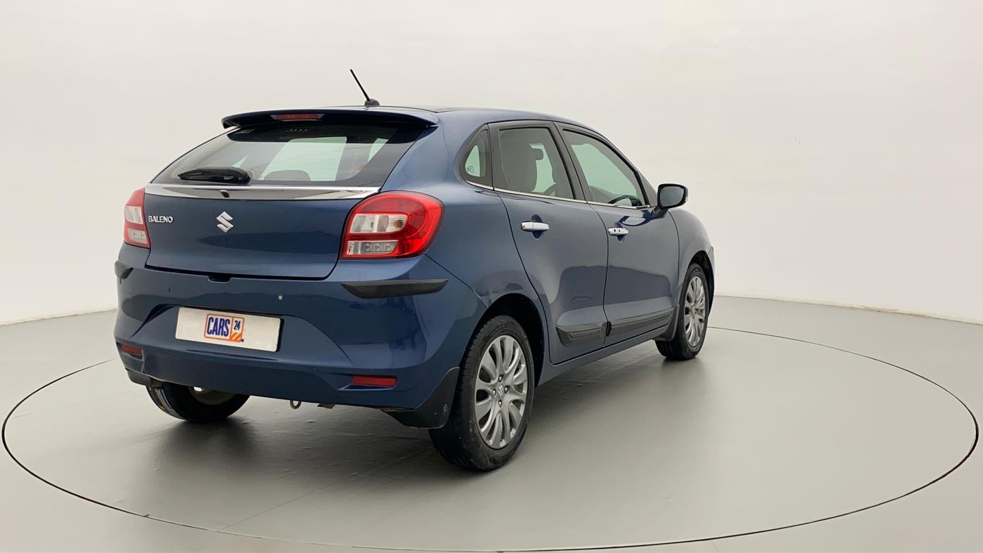 2016 Maruti Baleno ALPHA PETROL 1.2, Petrol, Manual, 86,333 km, Right Back Diagonal